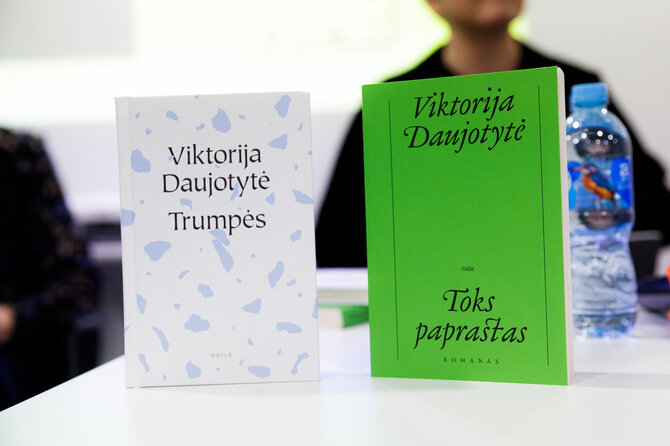 Gretos Skaraitienės / BNS nuotr./Viktorijos Daujotytės knygų „Toks paprastas“ ir „Trumpės“pristatymas