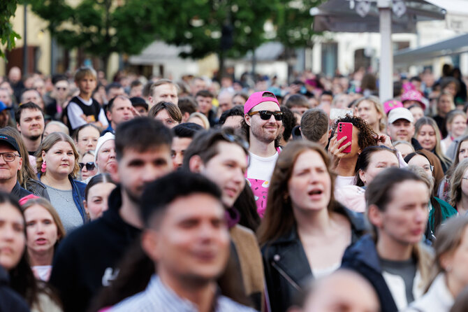 Gretos Skaraitienės / BNS nuotr./Šaltibarščių festivalio Vilniuje atidarymas