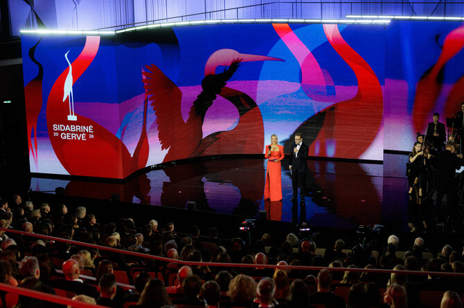 Gretos Skaraitienės / BNS nuotr./Nacionaliniai kino apdovanojimai „Sidabrinė gervė 2026”