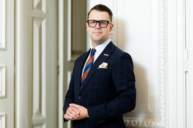 Gretos Skaraitienės / BNS nuotr./Kultūros ministras Lukas Alsys