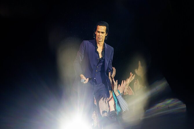 Gretos Skaraitienės / BNS nuotr./„Nick Cave & The Bad Seeds“ koncertas Vilniaus Kalnų parke