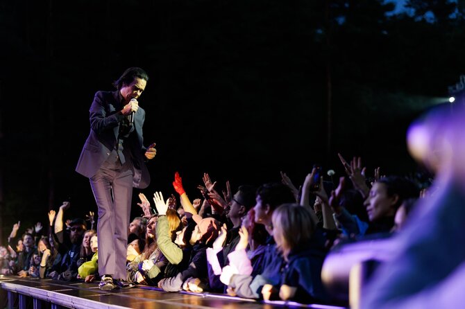 Gretos Skaraitienės / BNS nuotr./„Nick Cave & The Bad Seeds“ koncertas Vilniaus Kalnų parke