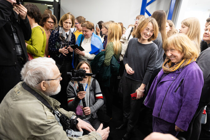 Gretos Skaraitienės / BNS nuotr./Diskusija „Ar menas gali būti diplomatiniu tiltu?“