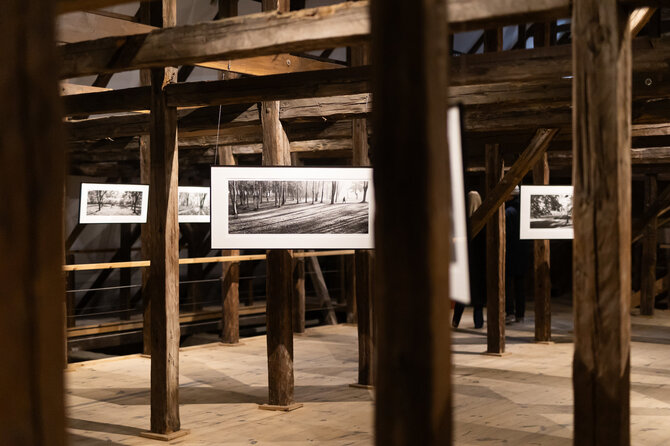 Gretos Skaraitienės / BNS nuotr./Virgilijaus Usinavičiaus-Augulio paroda „Vilniaus panoramos“ 