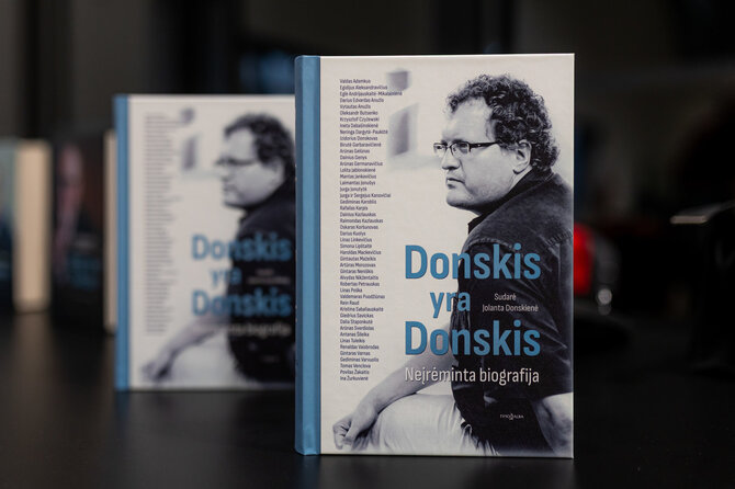 Gretos Skaraitienės / BNS nuotr./Knygos „Donskis yra Donskis. Neįrėminta biografija“ pristatymas MO muziejuje