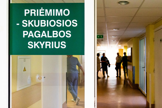 Gretos Skaraitienės / BNS nuotr./Priėmimo-skubios pagalbos skyrius (asociatyvinė nuotr.)