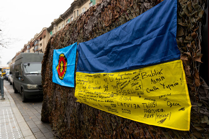 Gretos Skaraitienės / BNS nuotr./Paramos Ukrainai organizacijos Lietuvoje susivienijo į Didįjį konvojų
