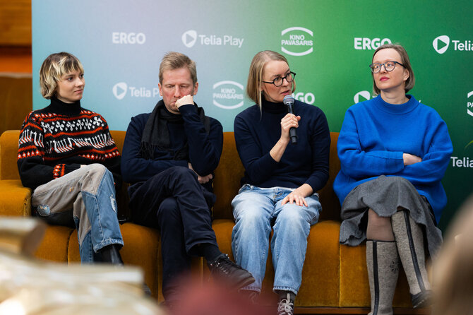 Gretos Skaraitienės / BNS nuotr./Saulė Bliuvaitė, Nerijus Milerius, Lina Lužytė, Giedrė Beinoriūtė