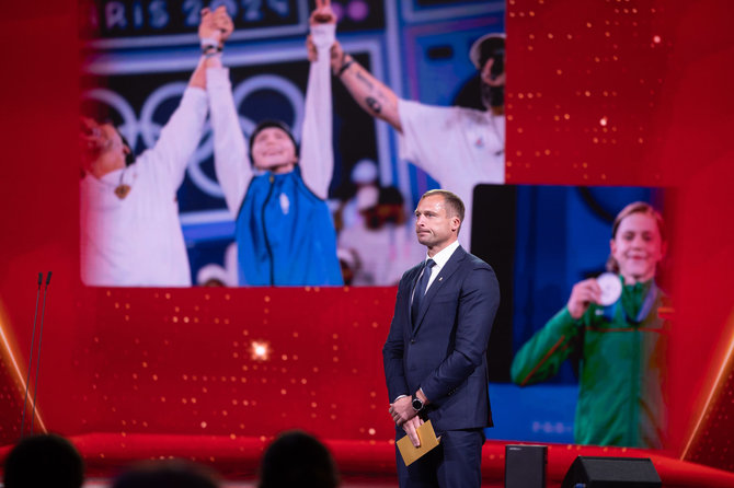 Lukas Balandis / BNS nuotr./Lietuvos sporto apdovanojimų ceremonija