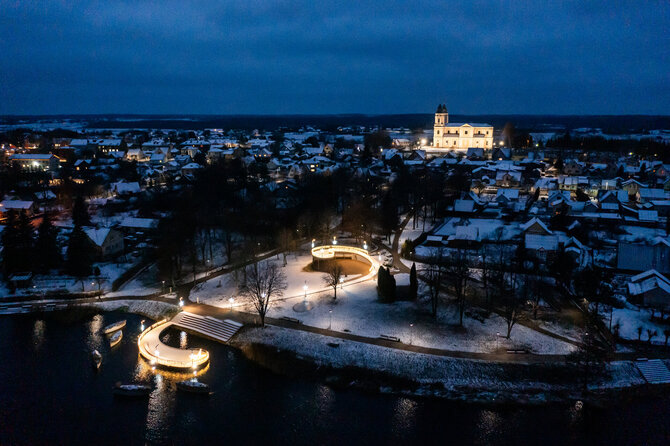 Molėtų TVIC nuotr. / Žiema Molėtuose