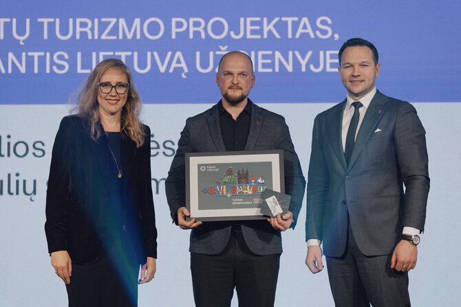 Pranešimo autorių nuotr. / VR patirtis „Pasaulių sutvėrimas“ laimėjo metų turizmo projekto, garsinančio Lietuvą užsienyje, apdovanojimą
