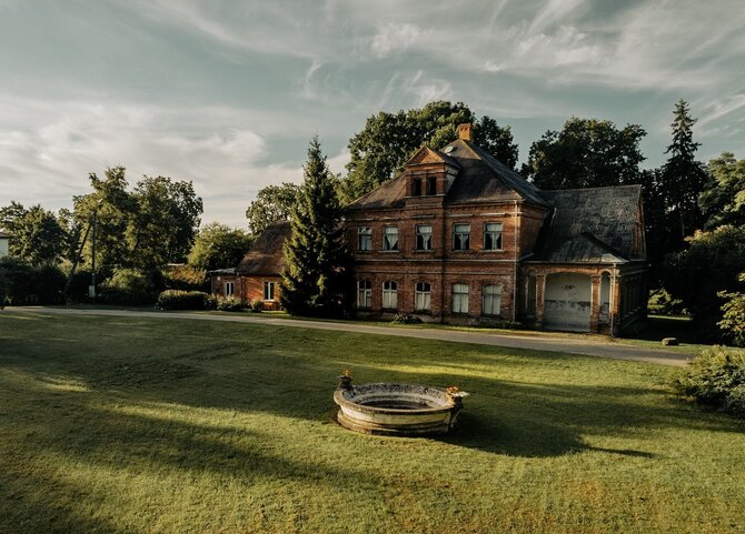 Pasvalio krašto muziejaus archyvo nuotr. / Pajiešmenių dvaras ir parkas
