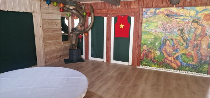 Asmeninio archyvo nuotr. / Rytietiškų įspūdžių testavimo salė „Justino sodyboje“