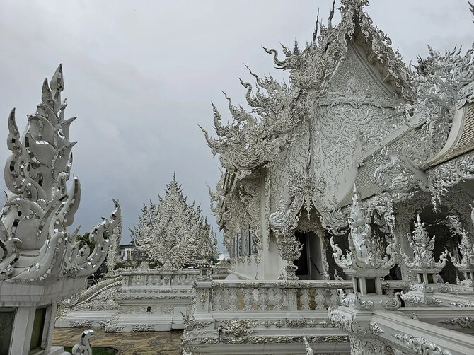 Tailandieciai.lt nuotr. / Baltoji šventykla (Wat Rong Khun)