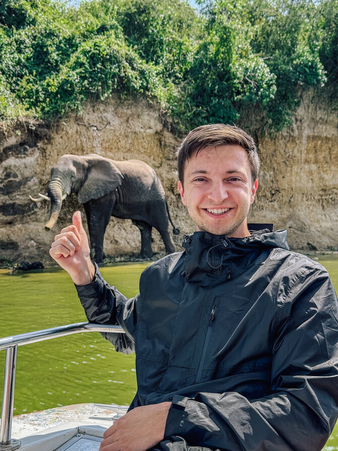 Asmeninio archyvo nuotr./Ernestas ir Daryna Ugandoje įkūrė savo safarių verslą