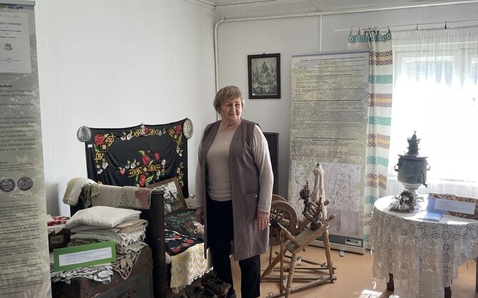Živilės Čepaitės nuotr. / Truskavos kraštotyros ir buities muziejus „Seklyčia“, Leonora Silevičienė