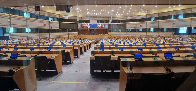 Asmeninio archyvo nuotr. / EP plenarinė salė