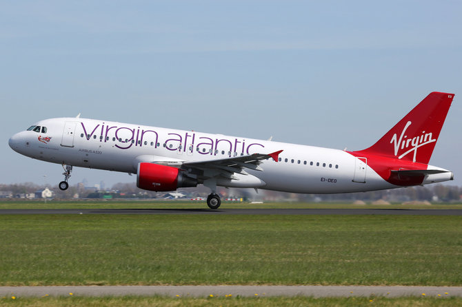 123RF.com nuotr. / „Virgin Atlantic“ lėktuvas
