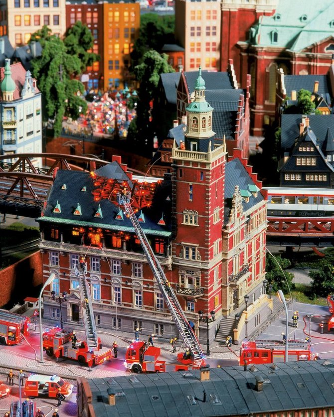 Vida Press nuotr. / „Miniatiūrinė stebuklų šalis“ (Miniatur Wunderland), Hamburgas, Vokietija