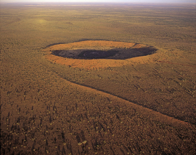 Vida Press nuotr. / Vulfo Kriko meteorito krateris, Australija