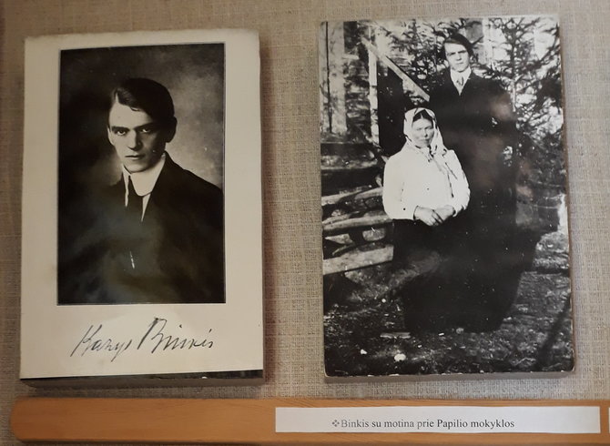 Jūratės Mičiulienės nuotr. / Memorialinėje ekspozicijoje apie K.Binkio gyvenimą pasakoja archyvinės nuotraukos