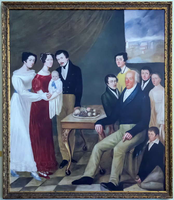 Ramūno Guigos nuotr. / Ilgai nežinota, kad šiame paveiksle pavaizduota visa Gruževskių šeima 