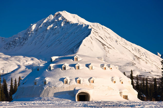 Vida Press nuotr. / „Parkso greitkelio iglu“, Aliaska