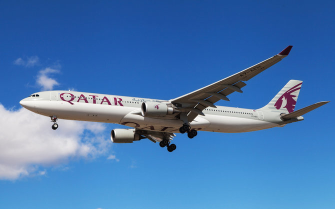 123RF.com nuotr. / „Qatar Airways“ lėktuvas