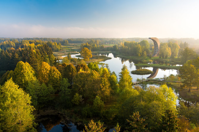 123RF.com nuotr./Kirkilų apžvalgos bokštas (Biržų r.) Kirkilų apžvalgos bokštas. Įvairiems projektams Biržų raj. iš 2014-2020 metų ES fondų investicijų veiksmų programos skirta per 18 mln. eurų.