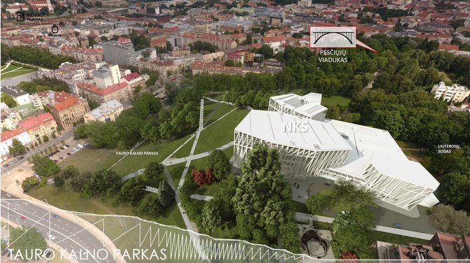 Vilniaus miesto savivaldybės nuotr. / Tauro kalno projektiniai pasiūlymai