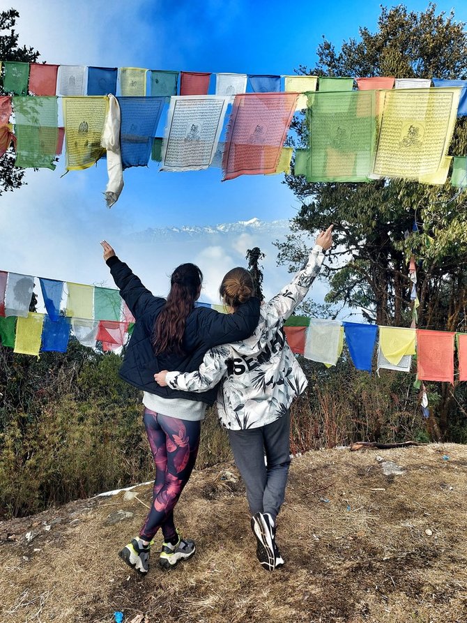 Rūtos Rudokaitės nuotr. / Rūta ir Kamilė, žygis po kalnus Nepale