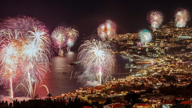 Pranešimo autorių nuotr. / Madeiros fejerverkai