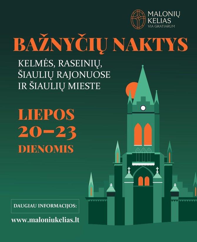 Šiaulių TIC nuotr. / Į Šiaulių kraštą sugrįžta „Bažnyčių naktys“