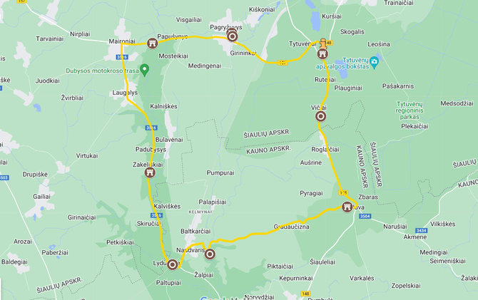 Tytuvėnų ir Dubysos regioninių parkų vizualas / Tytuvėnų ir Dubysos regioniniai parkai pristato 41 km ilgio pažintinį maršrutą