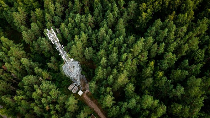 Pranešimo autorių nuotr. / Netoli Ginučių kaimo esantis apžvalgos bokštas