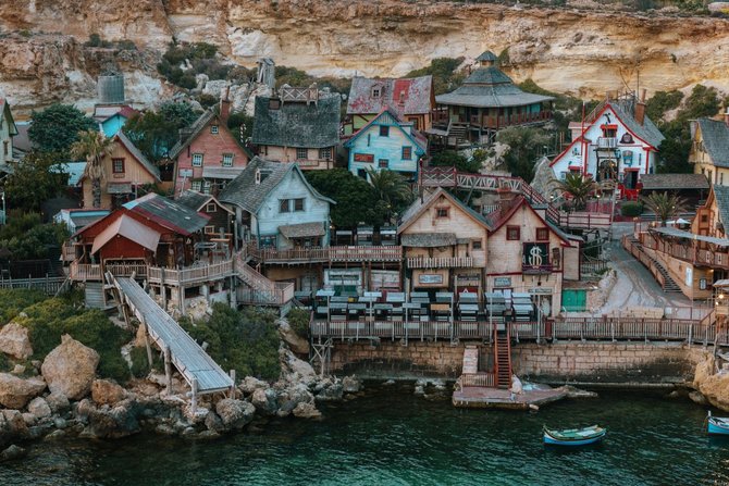 Maltos turizmo institucijos (angl. Malta Tourism Authority) nuotr. / Popajaus kaimelis (angl. Popeye Village), Malta