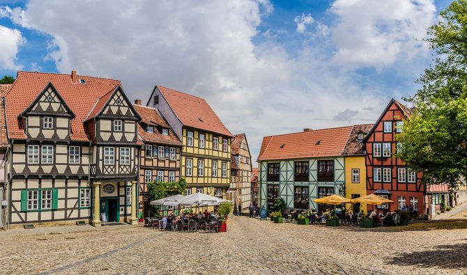 Foto der Autoren des Berichts.  / Quedlinburg