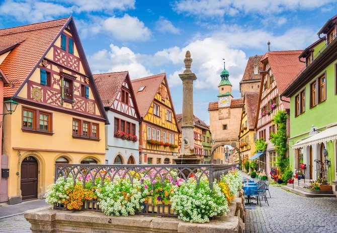 Foto der Autoren des Berichts.  / Rothenburg bei Tauber