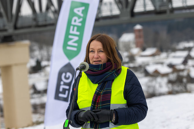 AB „Lietuvos geležinkeliai“ nuotr. / Susisiekimo viceministrė Loreta Maskaliovienė