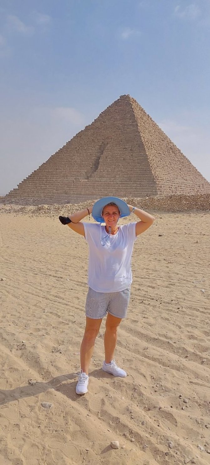 Asmeninio archyvo nuotr. / Aušra Širvytė-Kaulienė Egipte lankėsi jau trečiąjį kartą
