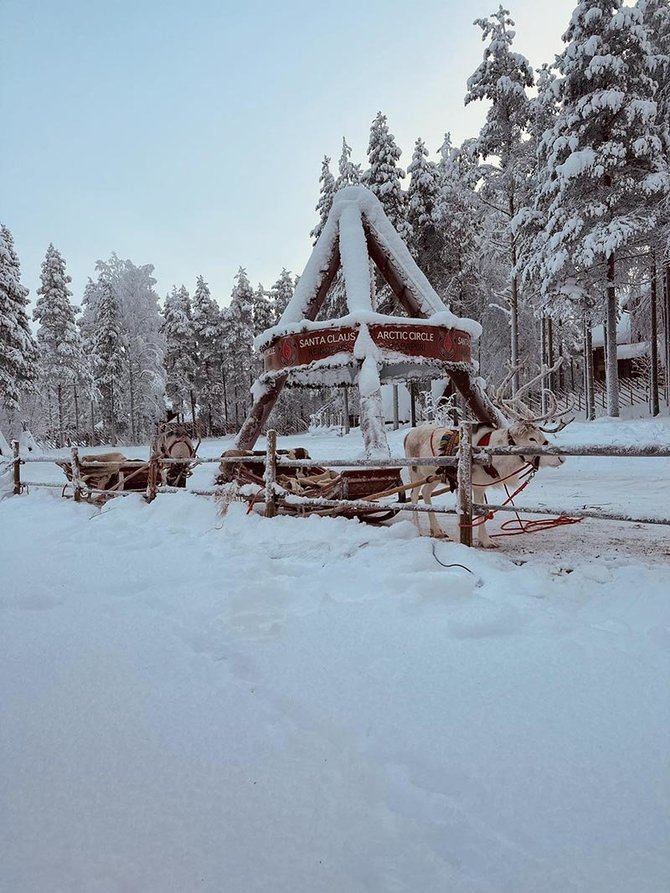 Asmeninio archyvo nuotr. / Viešnagė Laplandijoje