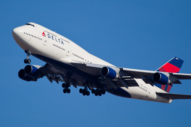 Shutterstock nuotr. / „Delta Airlines“ lėktuvas