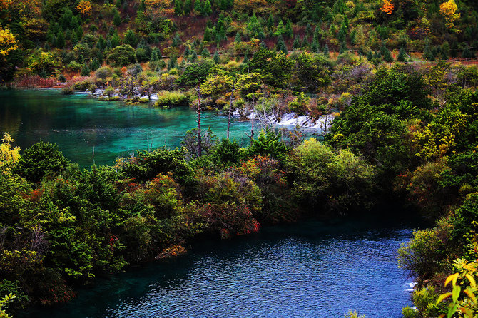 Asmeninio archyvo nuotr. / Dziudžaigou (Jiuzhaigou) nacionalinis parkas Kinijoje