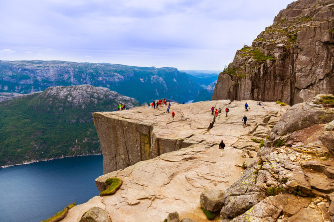 Vida Press nuotr. / Preikestolen uola, Norvegija 