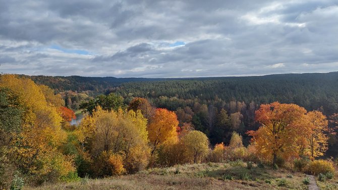 S.Balčaitės nuotr. / Neries slėnis nuo Verkšionių regyklos