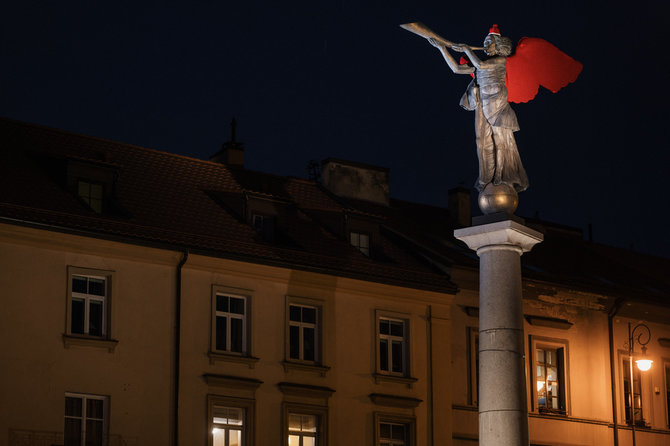 „Go Vilnius“ / „Ahoy“ nuotr. / Skulptūra „Užupio angelas“