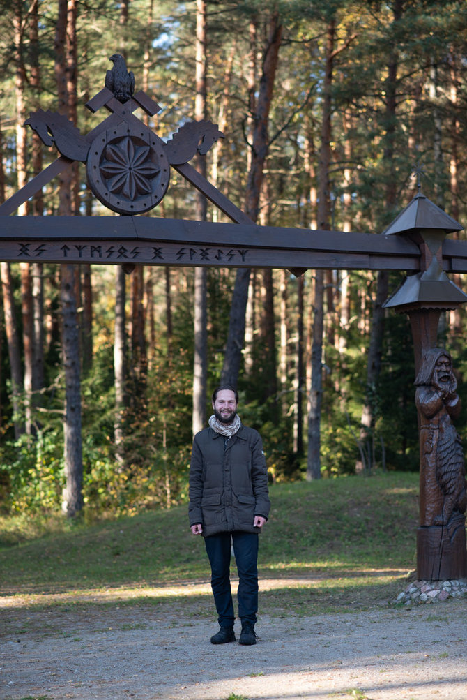 Vitalijos Jakštės nuotr. / Baltų mitologijos parkas, Julius Reinikis