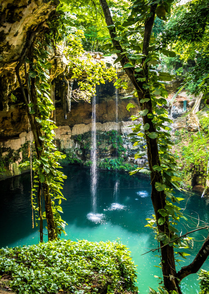 Shutterstock nuotr. / Cenote Zaci, Meksika