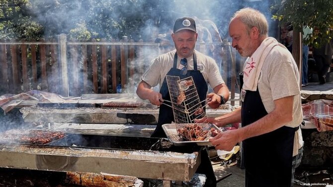 „Po kelionės“ nuotr. / Rūkytų mėsos gaminių festivalyje