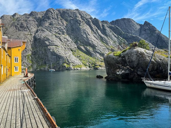 Ados Alejūnaitės nuotr. / Nusfjord žvejų kaimelis, Lofotenai, Norvegija